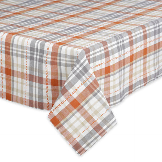 Autumn Afternoon Plaid Tablecloth | DII