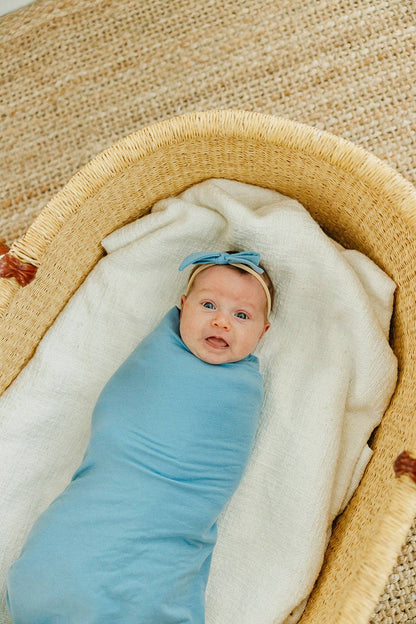 Robin Ribbon Baby Bow | Copper Pearl