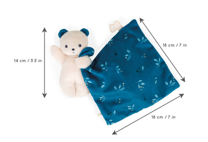 Comforting Blue Bear Blanket - Doudou | Janod