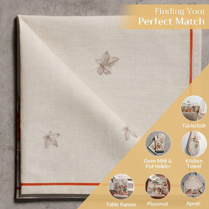 Recolte Cotton Napkin Set | Maison d'Hermine