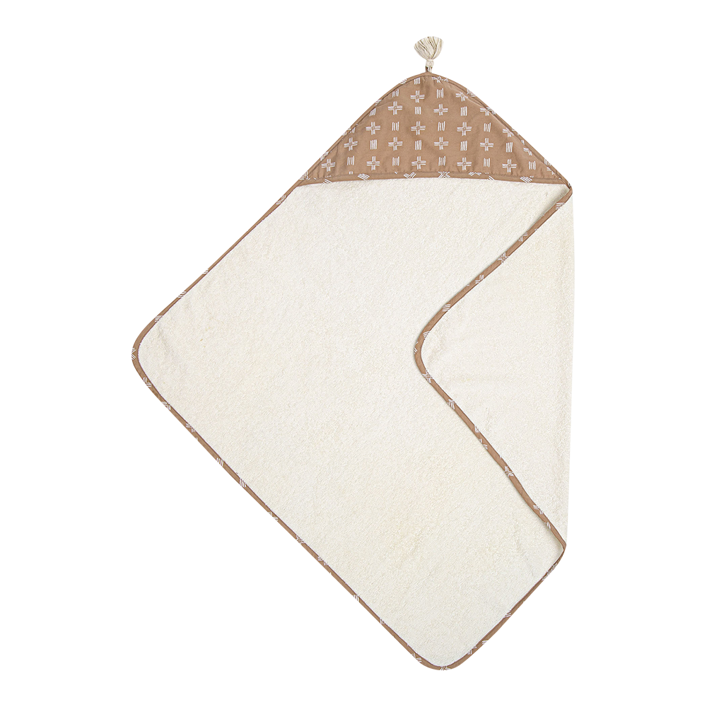 Ezra Hooded Towel | Crane Baby