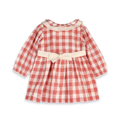 Holly Gingham Dress & Bloomer | Viverano Organics