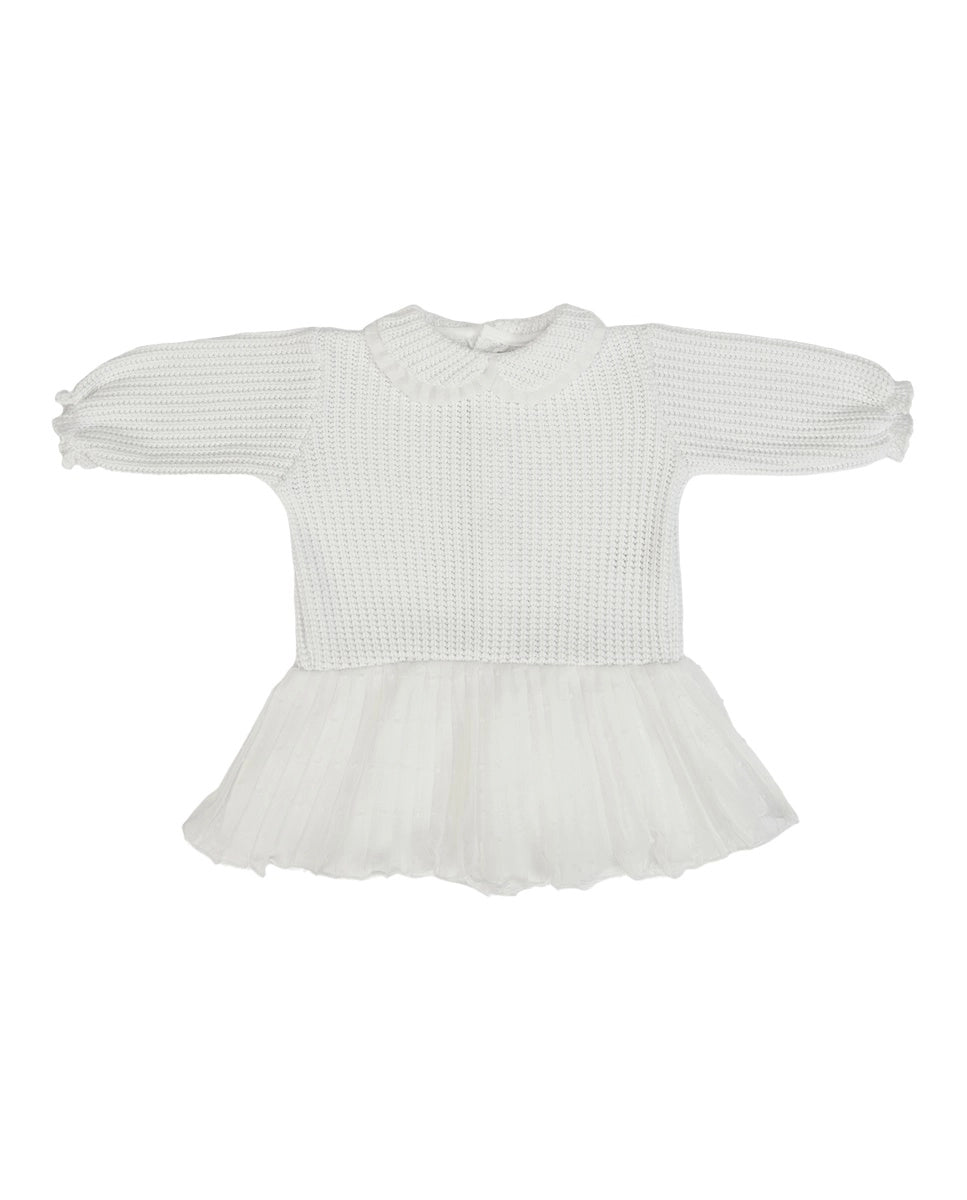 White Sweater Dress | FS Baby