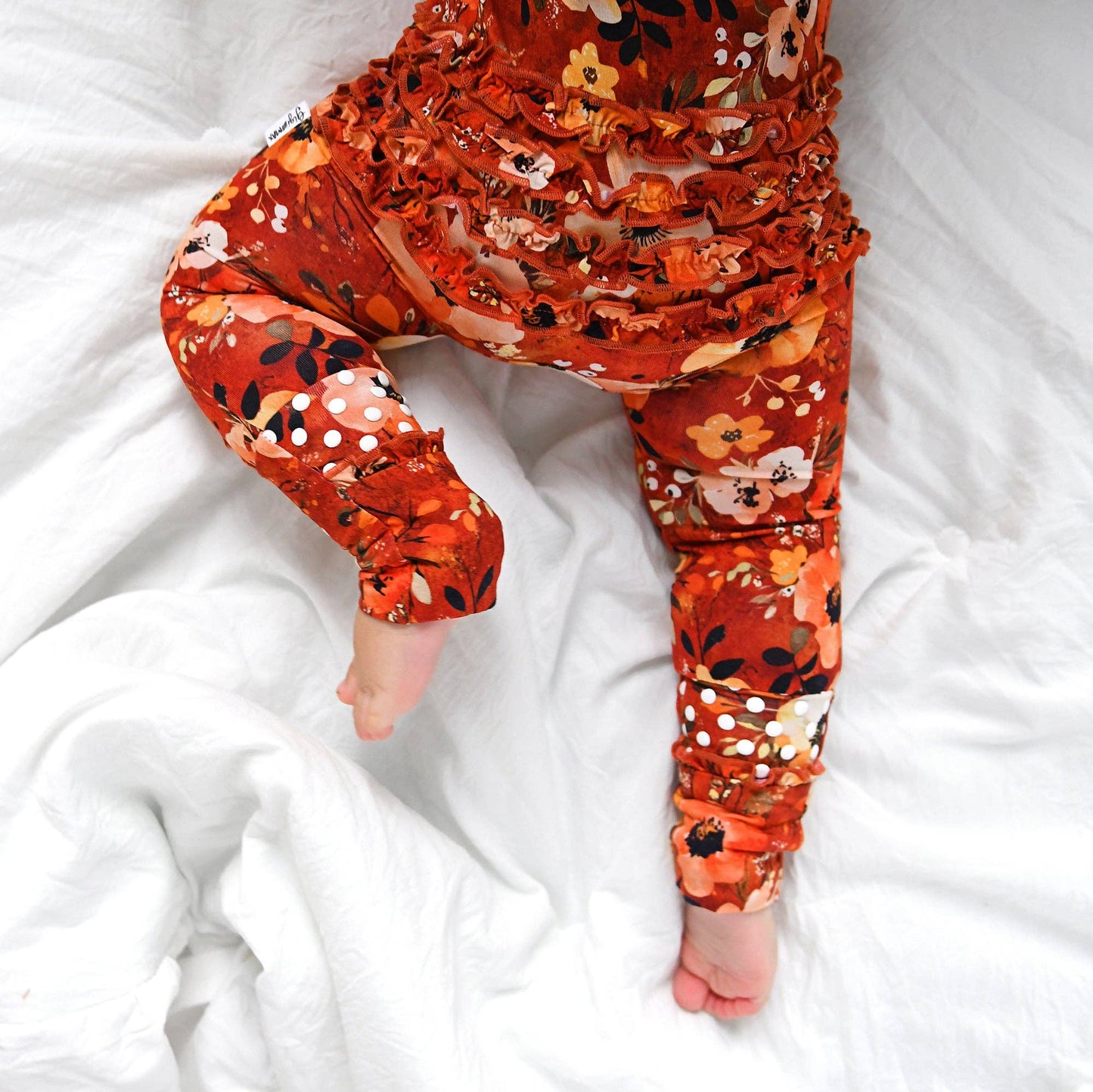 Auburn Ruffle Romper | Gigi & Max