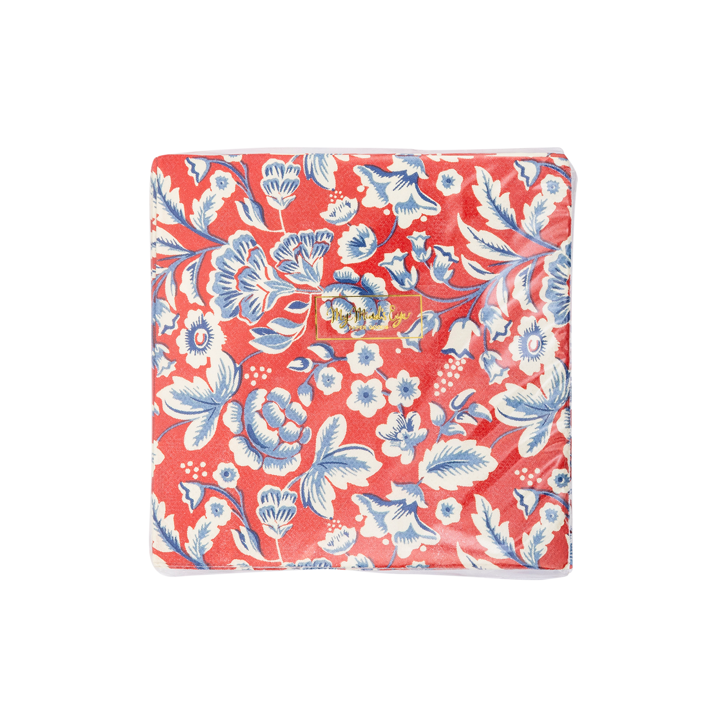 Hamptons Floral Paper Cocktail Napkin | My Mind's Eye
