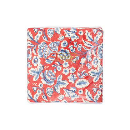 Hamptons Floral Paper Cocktail Napkin | My Mind's Eye