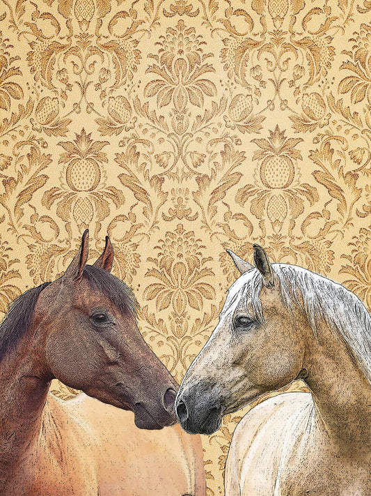 Horses Flour Sack Towel | Alphie and Ollie