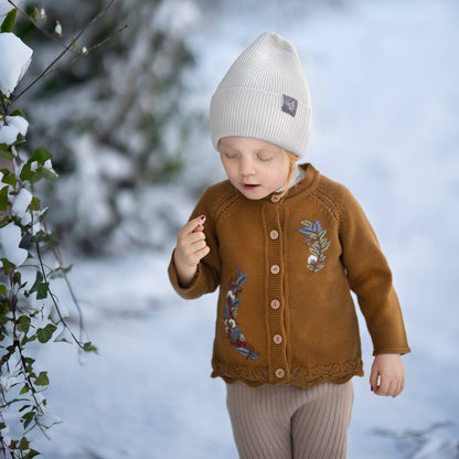 Gold Elna Cardigan | Hanevild