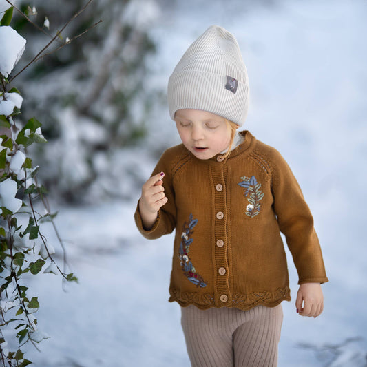 Gold Elna Cardigan | Hanevild