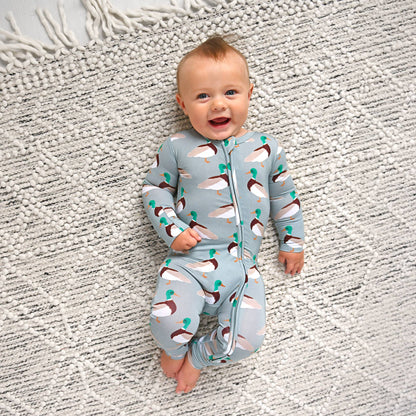 Wilder Duck Bamboo Romper | Gigi & Max
