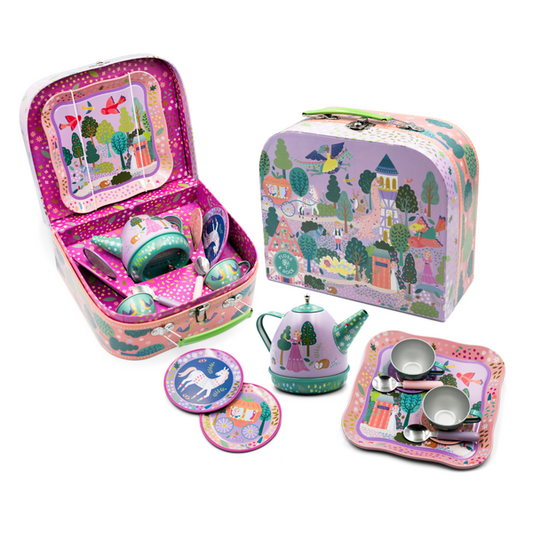 Fairy Tale 11pc Musical Tin Tea Set | Floss & Rock