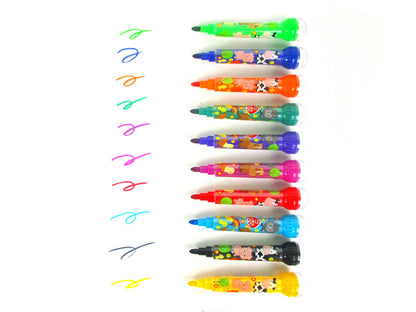 Farm Animals Stamp Marker Set - Set of 10 | Tiny Mills