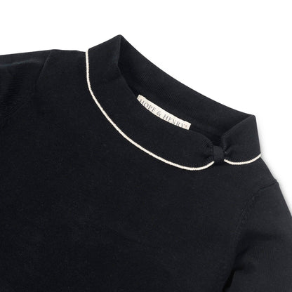 Ruffle Cuff Collar Sweater | Hope & Henry