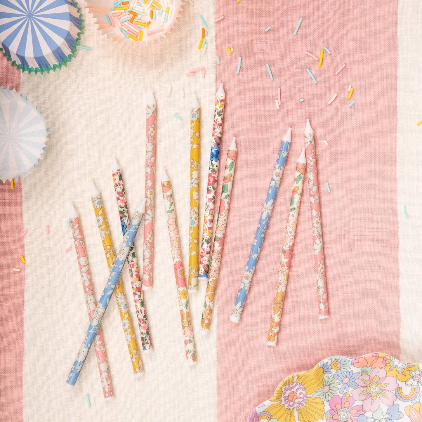 Meri Meri x Liberty Party Candles | Meri Meri