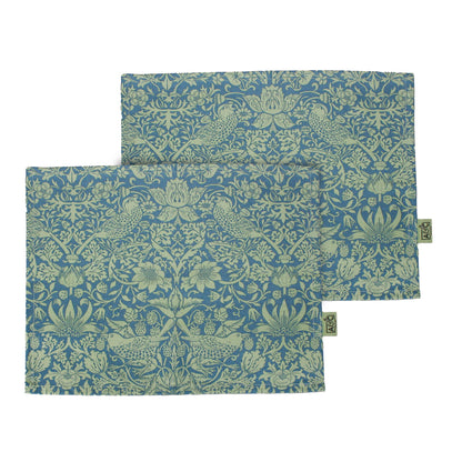 Recycled Cotton Placemats William Morris Print (Set of 2) | Half Moon Bay Deisgn