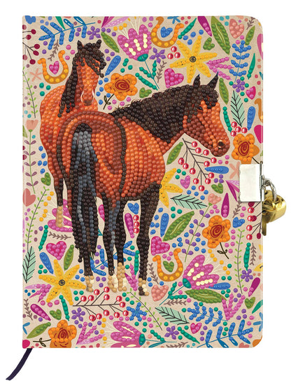 Crystal Art Secret Diary Kit: Horse Love | Outset Games