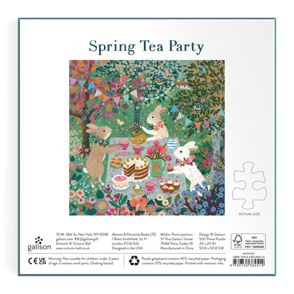 Spring Tea Party 500 pc Puzzle | Galison