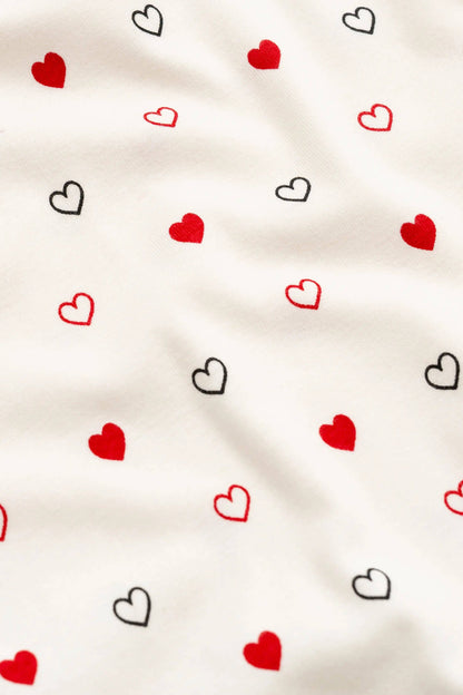 Doodle Hearts Convertible Romper | Monica + Andy