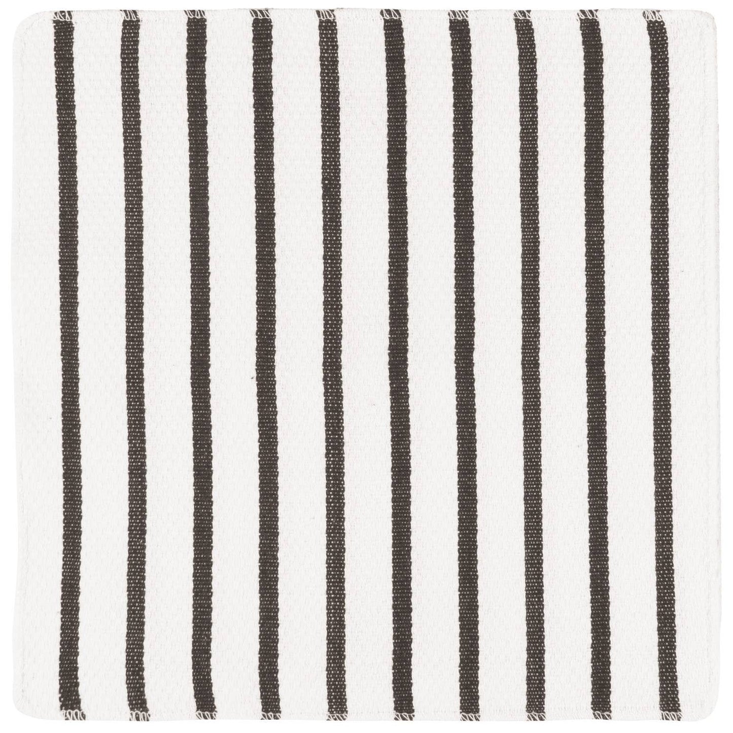Basketweave Black Dishcloths (Set of 2) | Danica