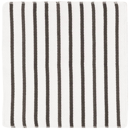 Basketweave Black Dishcloths (Set of 2) | Danica