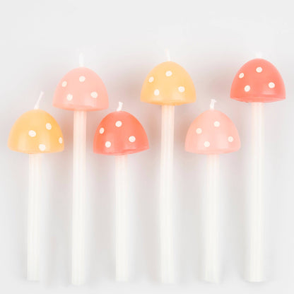 Mushroom Birthday Candles | Meri Meri
