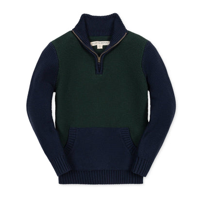 Organic Half Zip Kanga Sweater | Hope & Henry