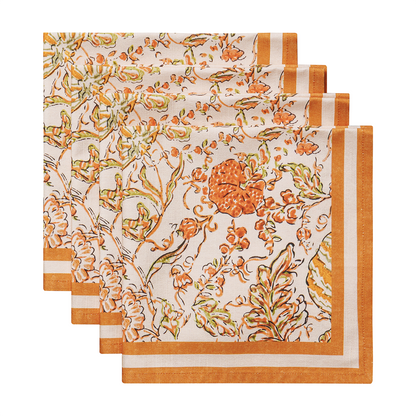 Pumpkin Spice Napkin Set | Maison d'Hermine