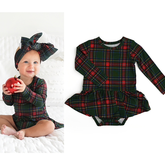 Kane Tartan Bamboo Dress | Gigi & Max