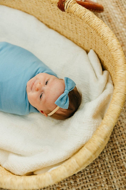 Robin Bowtie Baby Bow | Copper Pearl