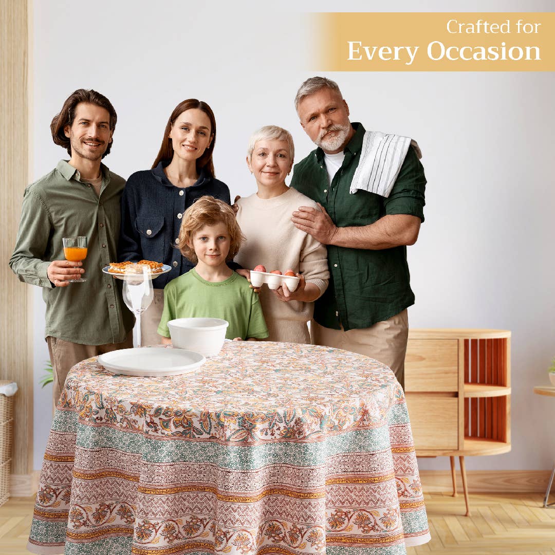 Nila Cotton Tablecloth (Various Sizes) | Maison d'Hermine
