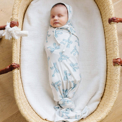 Daphne Knit Swaddle Blanket | Copper Pearl