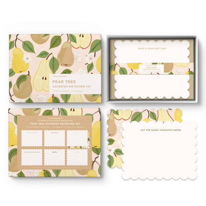 Pear Tree Notecard Set | Paper Farm Press