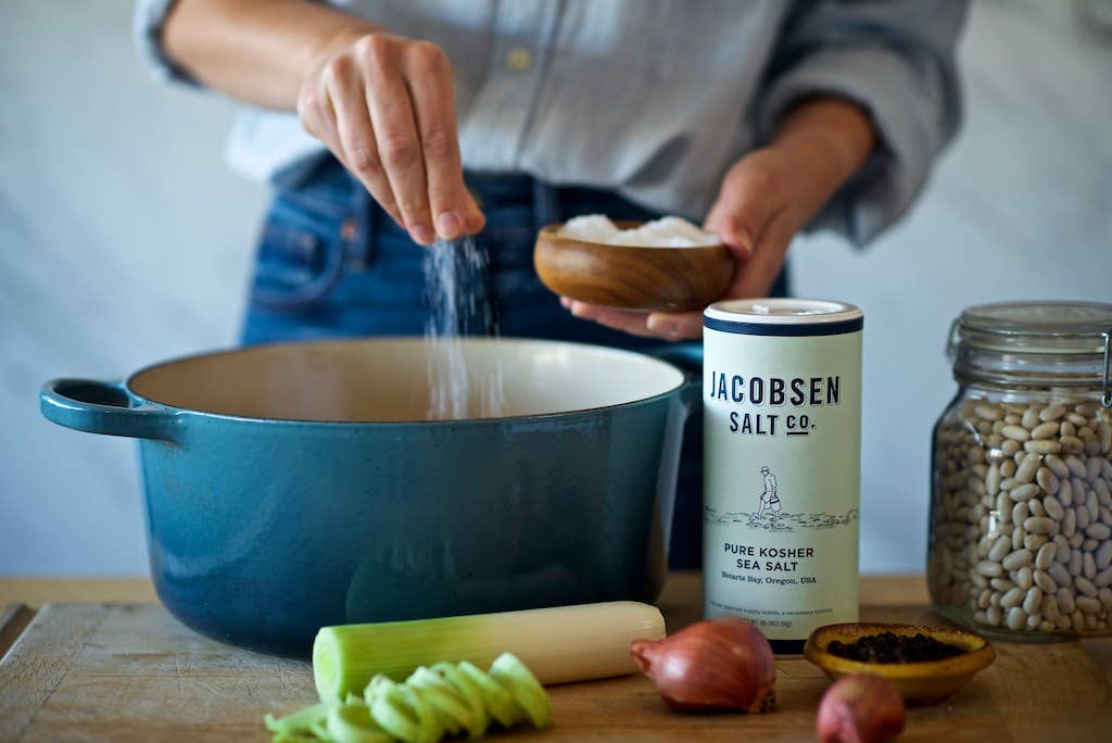 Pure Kosher Sea Salt - 1lb Canister | Jacobsen Salt Co.
