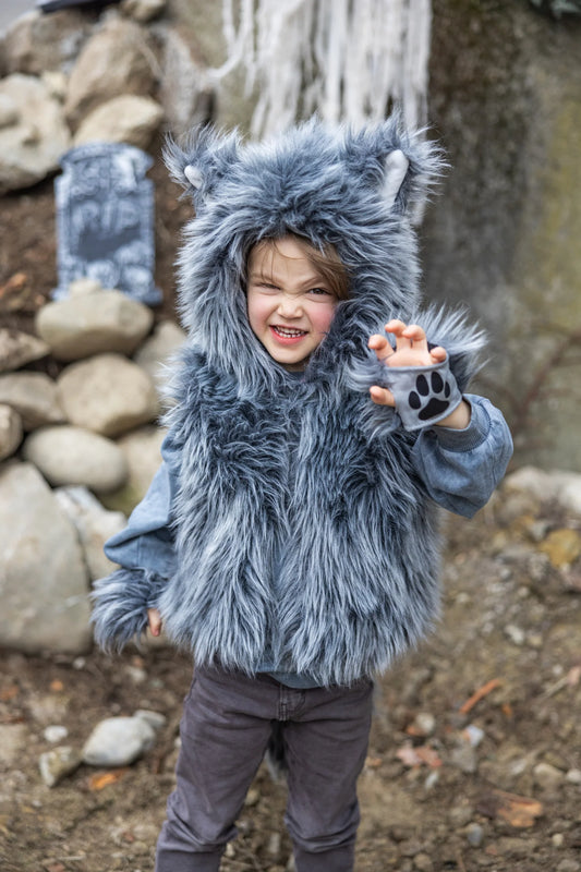 Big Bad Wolf Vest With Gloves (3-4 years) | Great Pretenders