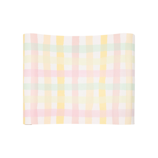 Spring Checks Paper Table Runner| My Mind's Eye