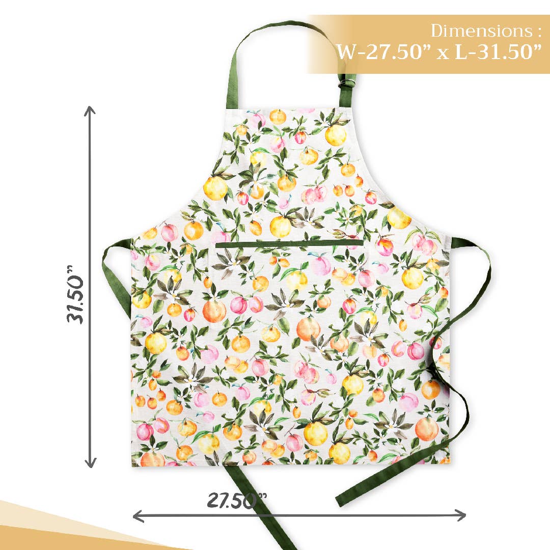 Soleil Fruite Apron | Maison d'Hermine