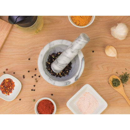 Marble Mortar And Pestle | HIC Kitchen