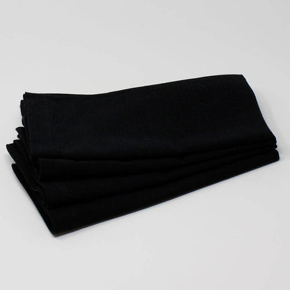Black Cotton Napkin (Set of 4) | Mahogany