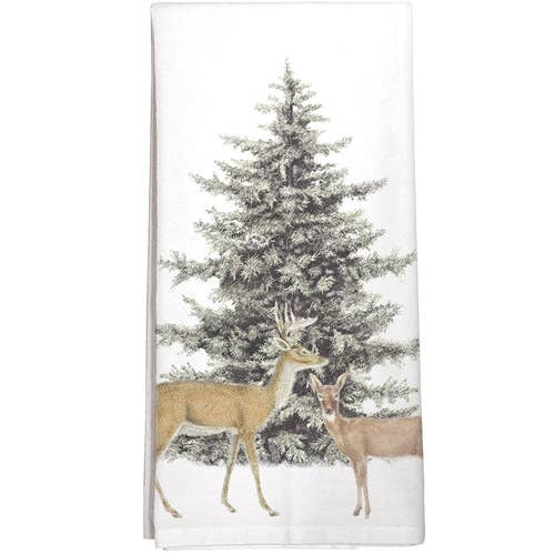 Deer Tree Towel | Mary Lake-Thompson