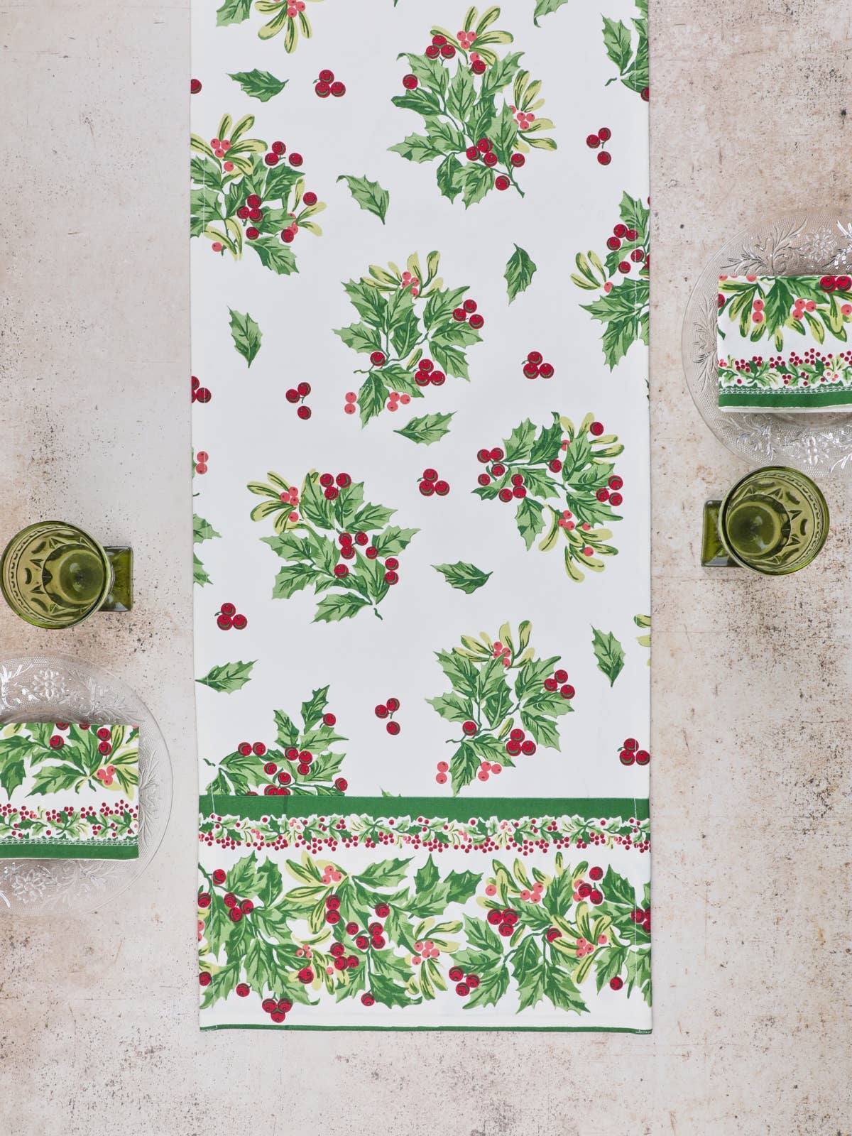 Ecru Snowberry Runner | April Cornell