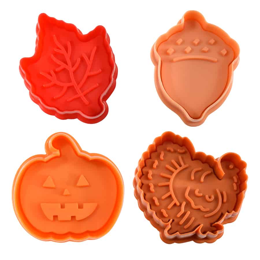 Autumn Pastry Stampers Set /4 | R&M International