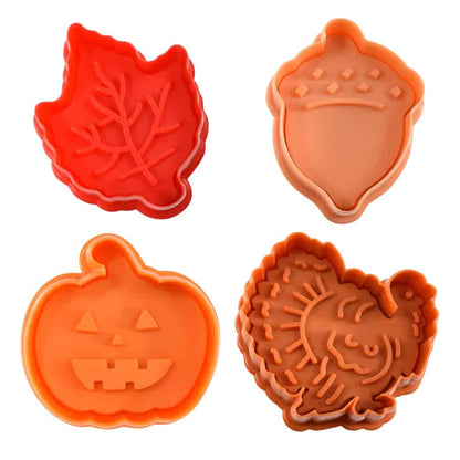 Autumn Pastry Stampers Set /4 | R&M International