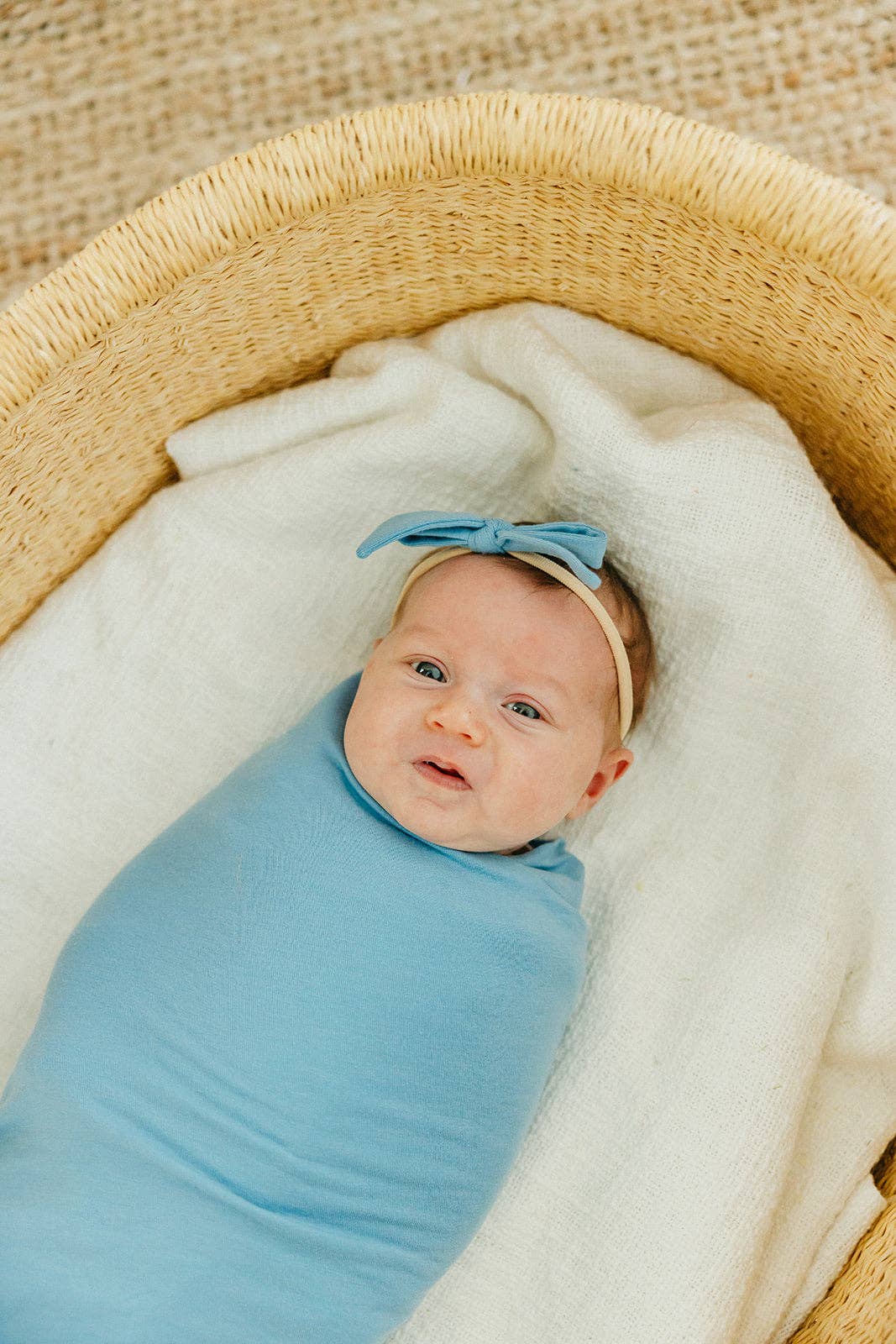 Robin Ribbon Baby Bow | Copper Pearl