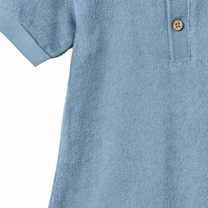 Faded Denim Sully Playsuit | Wheat