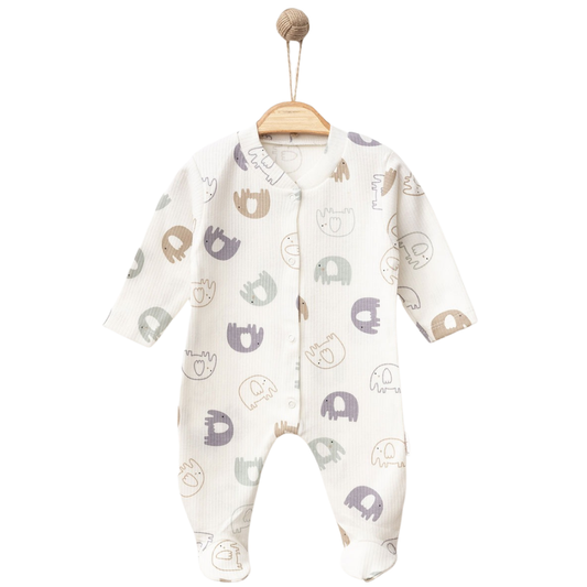 Elephant Baby Romper | Himmelberg Baby