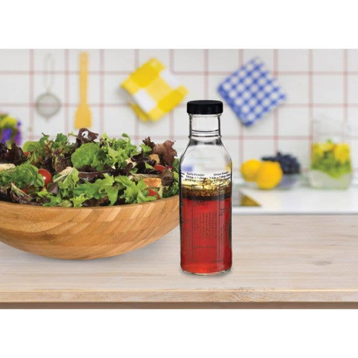 Kolder Salad Dressing Mixer Bottle With 8 Classic Recipes | HIC Kitchen