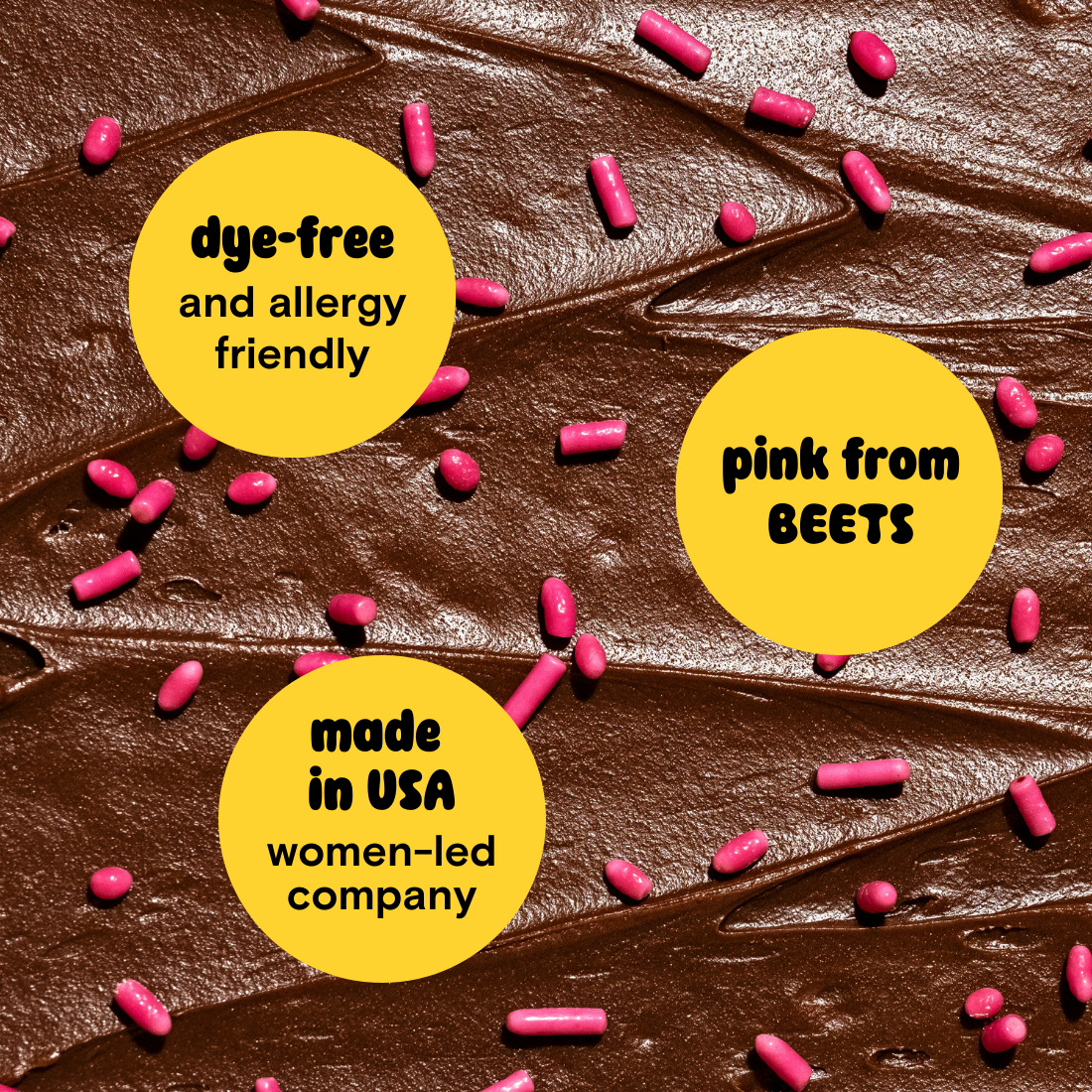 Dye-Free Rosy Pink Softie Sprinkles | Supernatural