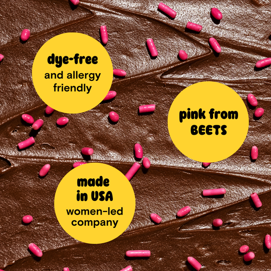 Dye-Free Rosy Pink Softie Sprinkles | Supernatural