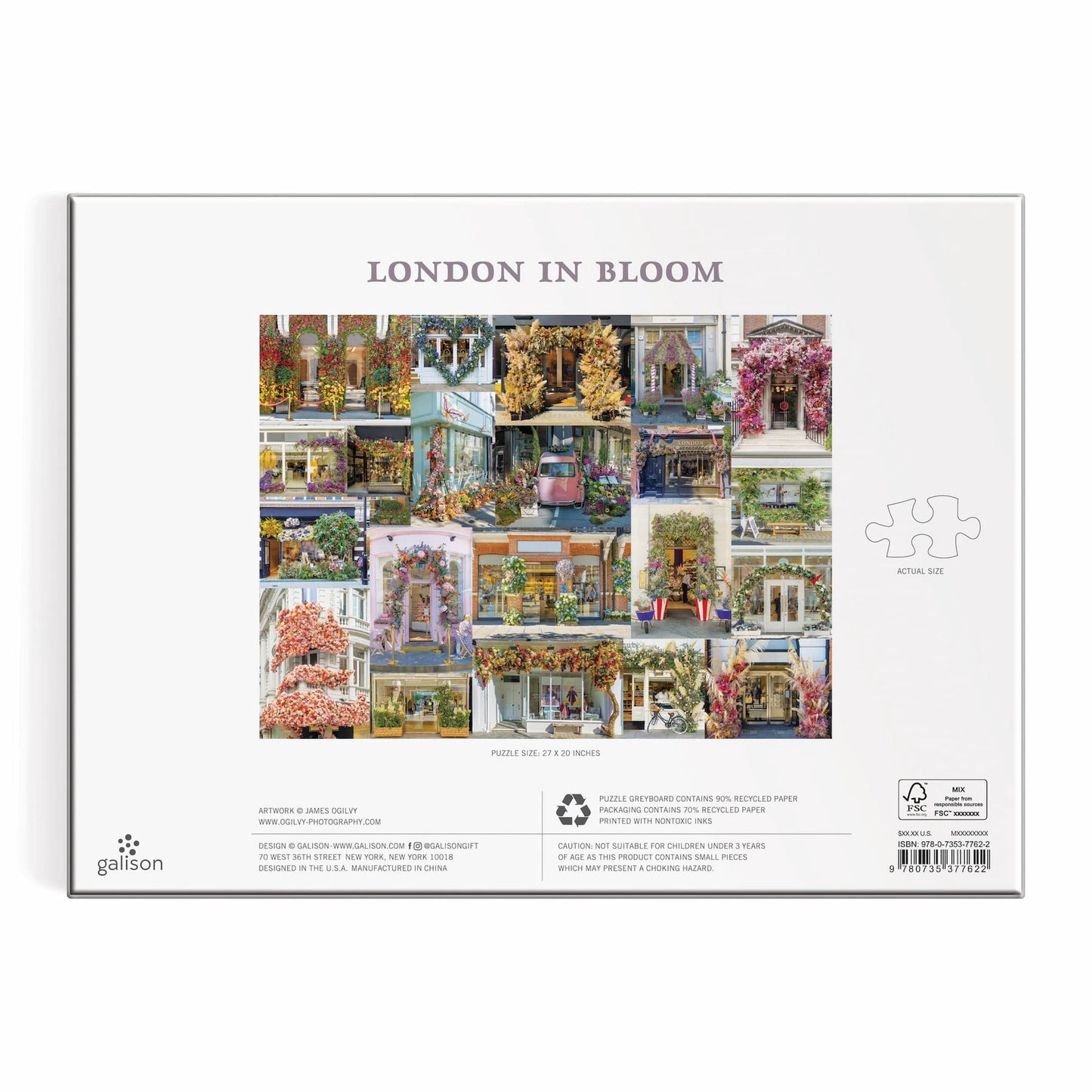London in Bloom 1000 pc Puzzle | Galison