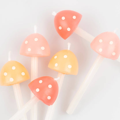 Mushroom Birthday Candles | Meri Meri
